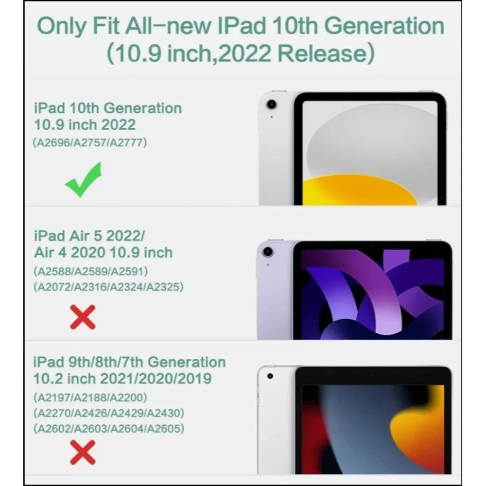 Case for iPad (A16) 11th Generation 11 Inch 2025, for iPad 10th Generation 10.9